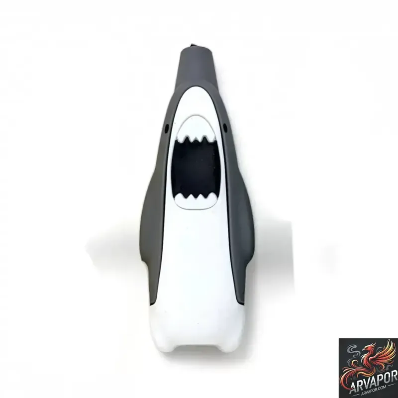 Shark-Themed Silicone Hand Pipe - Durable and Heat-Resistant