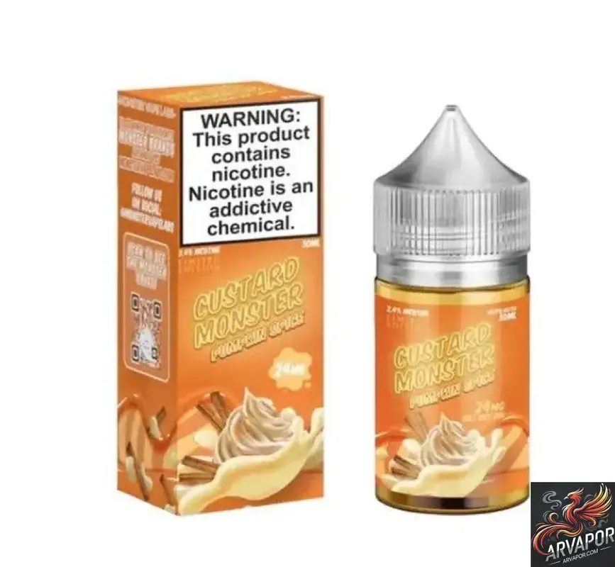 Pumpkin Spice - Custard Monster Synthetic Salt 30mL