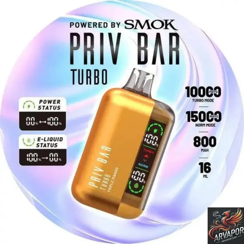 SMOK PRIV Bar Turbo 10000 Puffs Disposable 5%