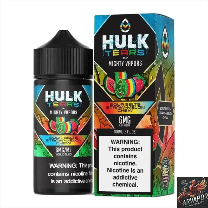 Sour Belt Straw Melon Chew - Hulk Tears 100mL