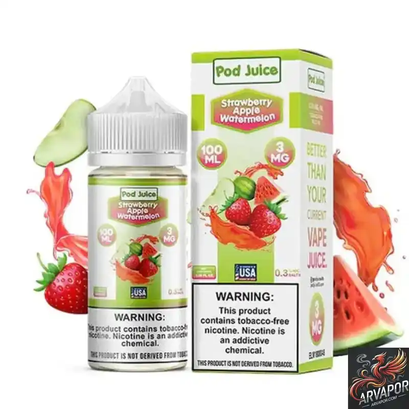 Strawberry Apple Watermelon - POD Juice E-Liquid 100mL