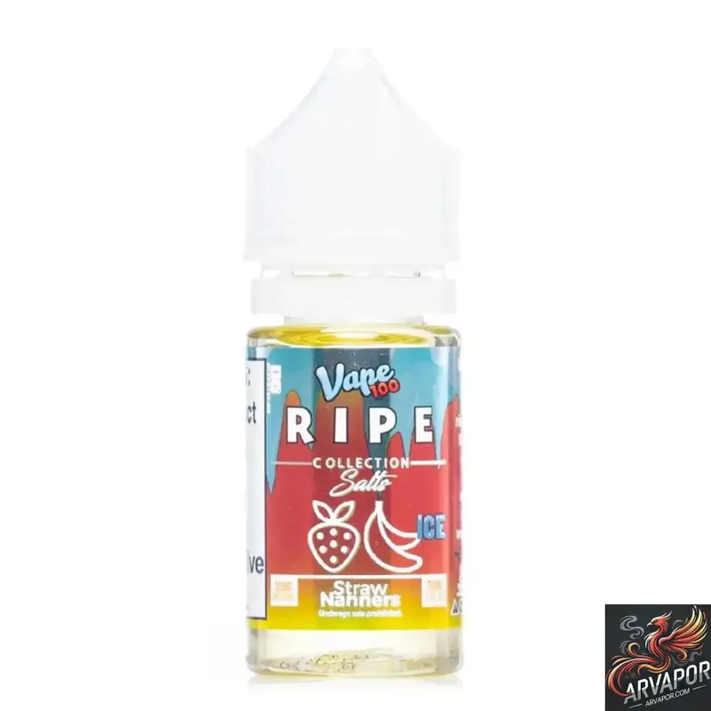 Straw Nanners ICE - Ripe Collection Salts 30mL