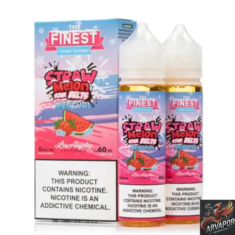 Straw Melon Sour On Ice - The Finest Sweet & Sour 120mL