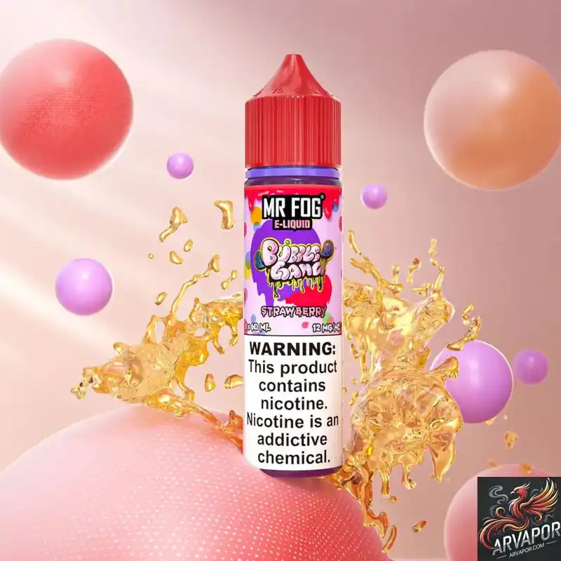 Strawberry (Bubble Gang) - Mr Fog E-Liquid 100mL