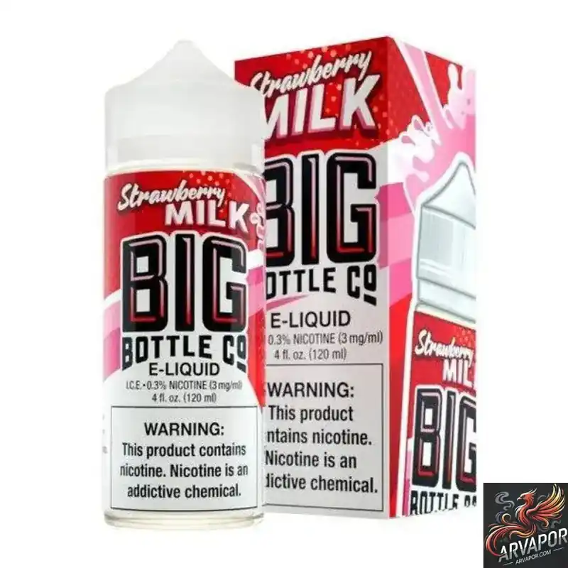 Strawberry Milk - Big Bottle Co - 120mL