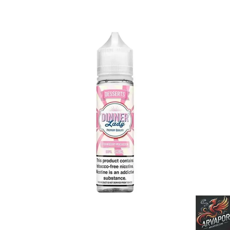 Strawberry Macaroon - Dinner Lady 60mL