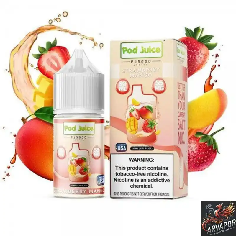 Strawberry Mango - Pod Juice PJ5000 Salt 30mL
