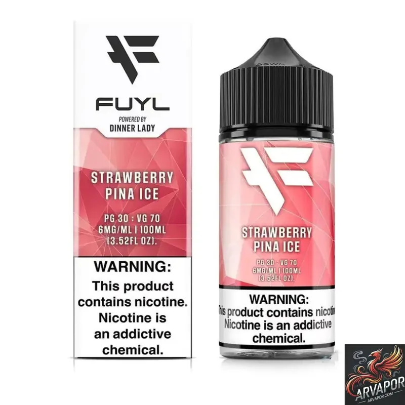 Strawberry Pina Ice - Fuyl - Dinner Lady 100mL