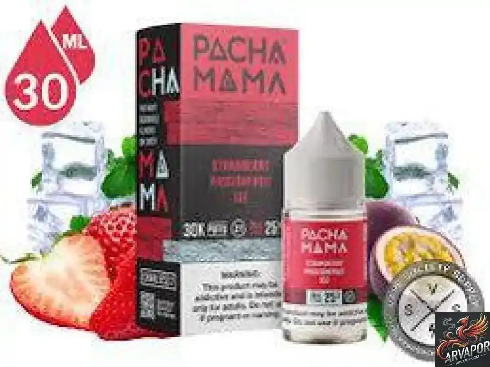 Strawberry Passionfruit Ice - Pachamama Plus+ Salt 30mL