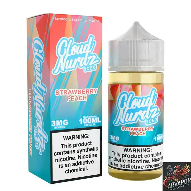 Strawberry Peach Ice - Cloud Nurdz TFN 100mL