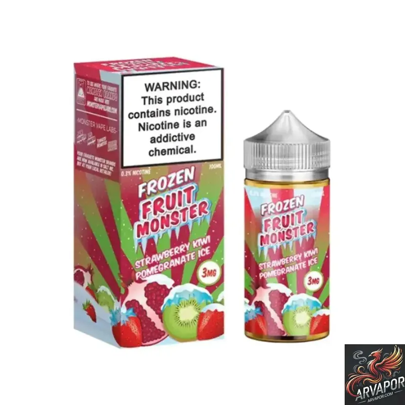 Strawberry Kiwi Pomegranate Ice - Frozen Fruit Monster 100mL