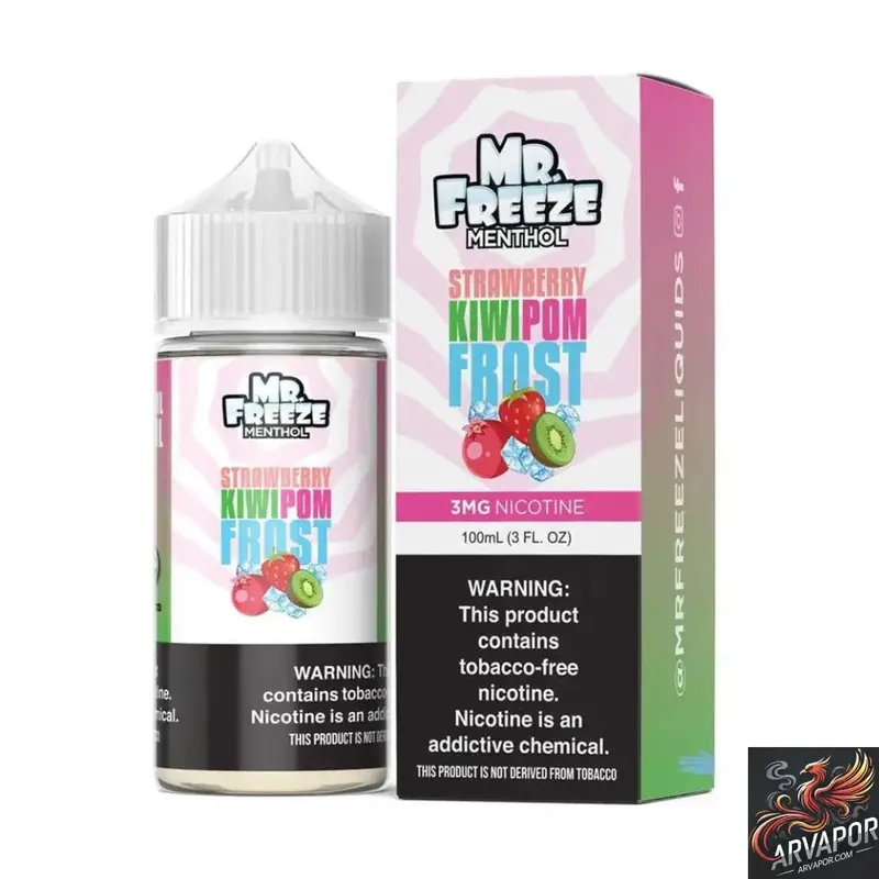Strawberry Kiwi Pom Frost - Mr. Freeze Menthol 100mL
