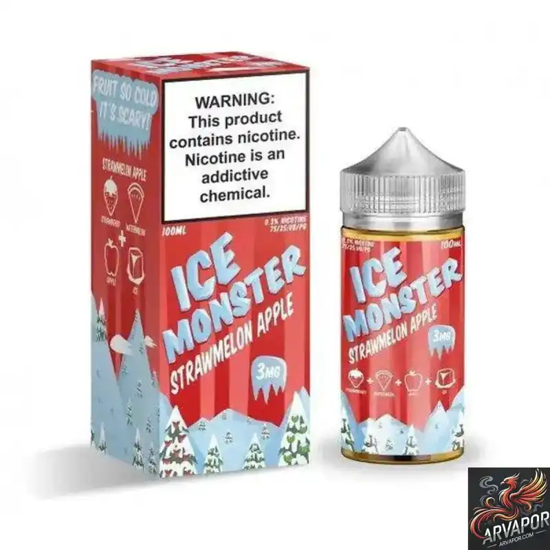Strawmelon Apple - Ice Monster Synthetic 100mL