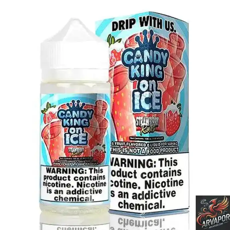 Strawberry Rolls On Ice - Candy King 100mL