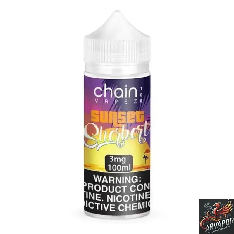 Sunset Sherbert - Chain Vapez E-Liquid 100mL