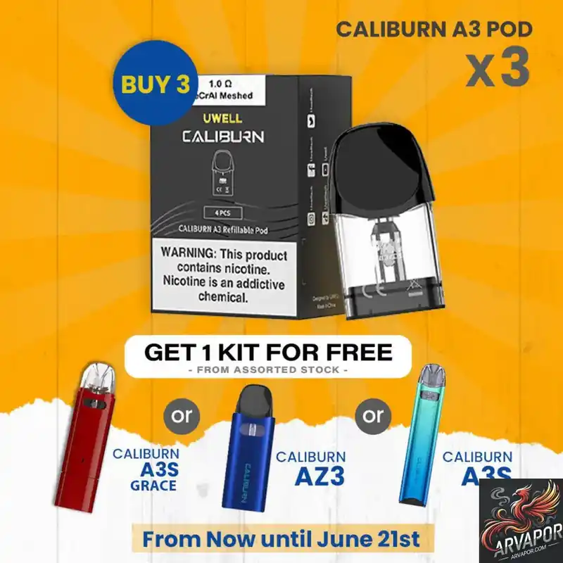 Uwell CALIBURN A3 Replacement Pods