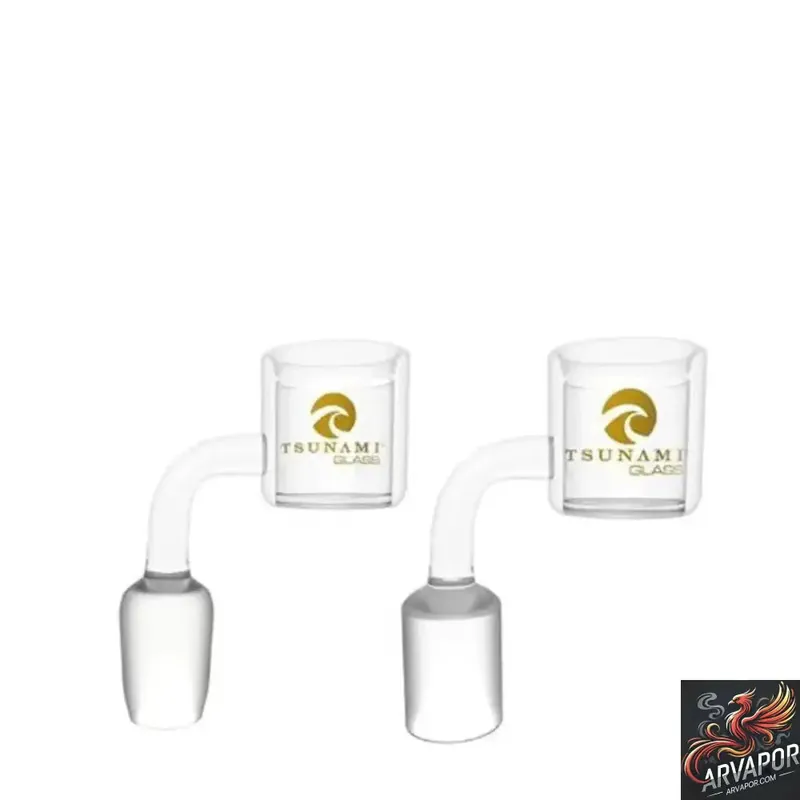 Tsunami Glass Thermal Quartz Banger Water Pipe