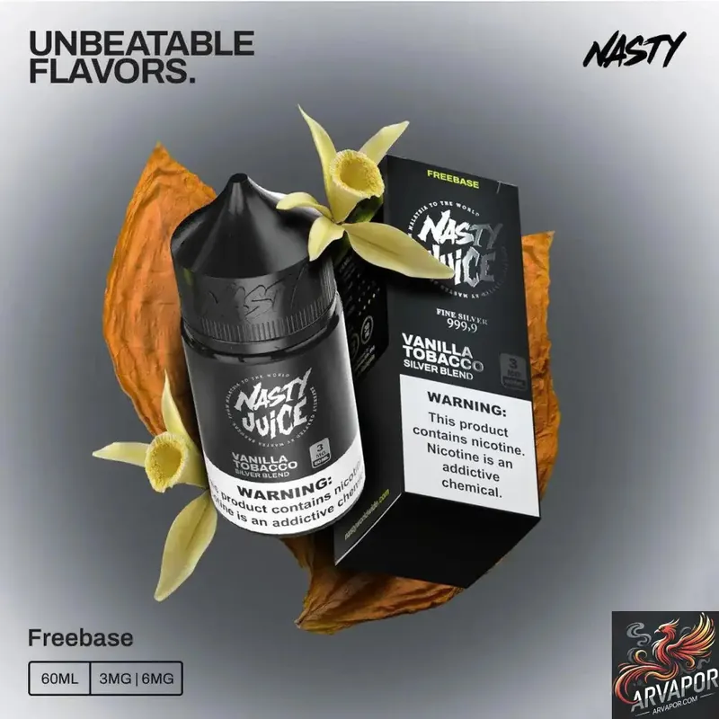 Vanilla Tobacco - Silver Blend - Nasty Juice 60mL
