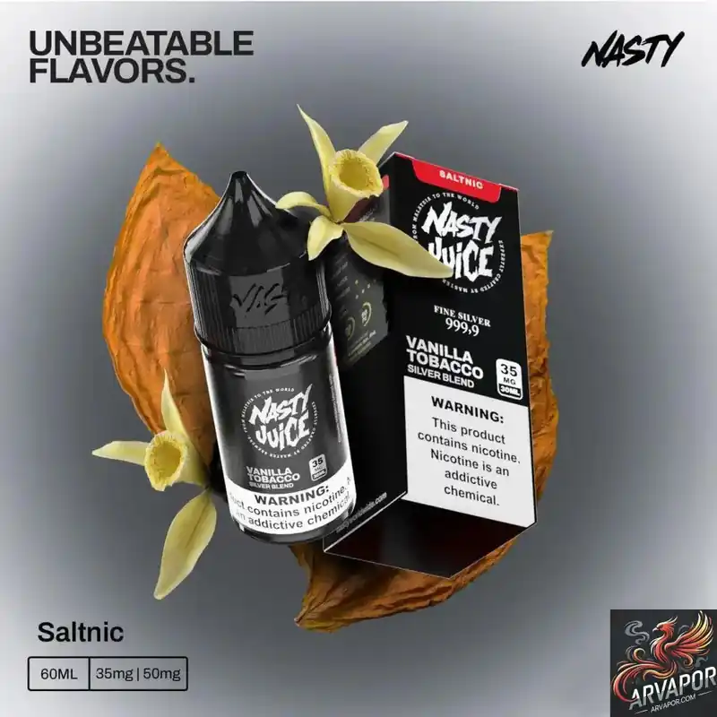 Vanilla Tobacco - Silver Blend - Nasty Juice Salt 30mL