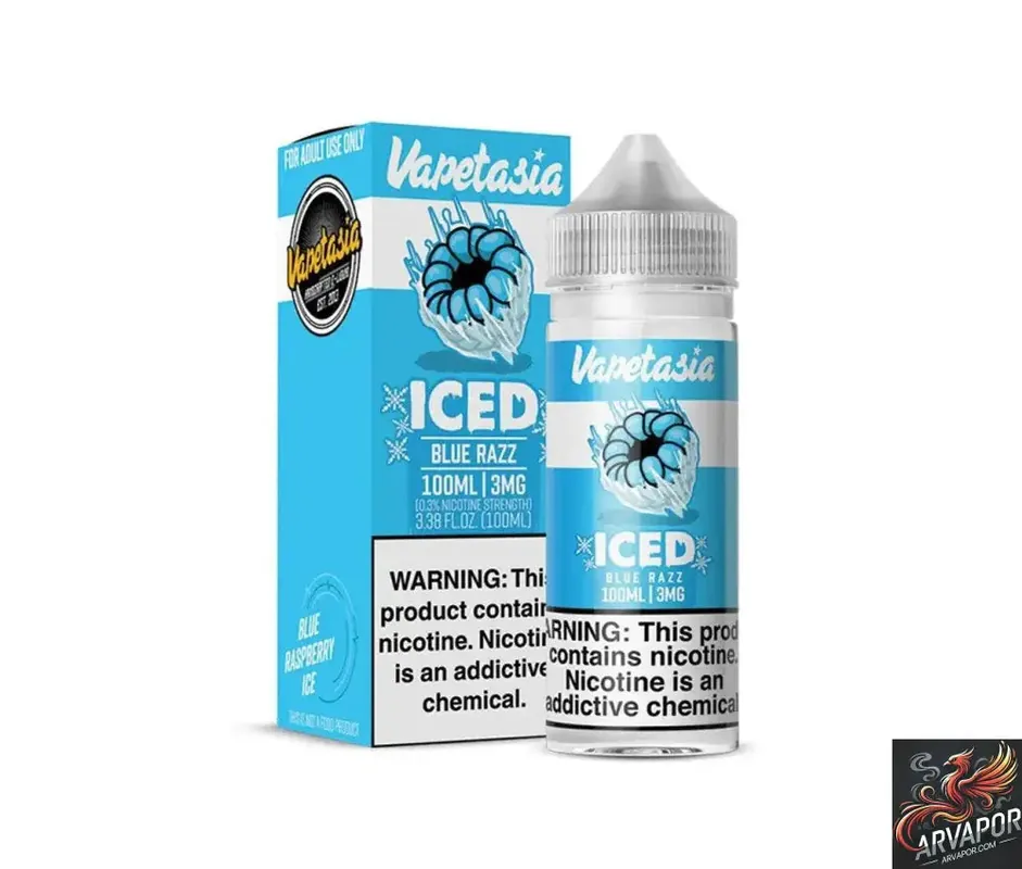 Vapetasia ICED Synthetic Nicotine E-Liquid 100mL (Totally 9 Flavors)