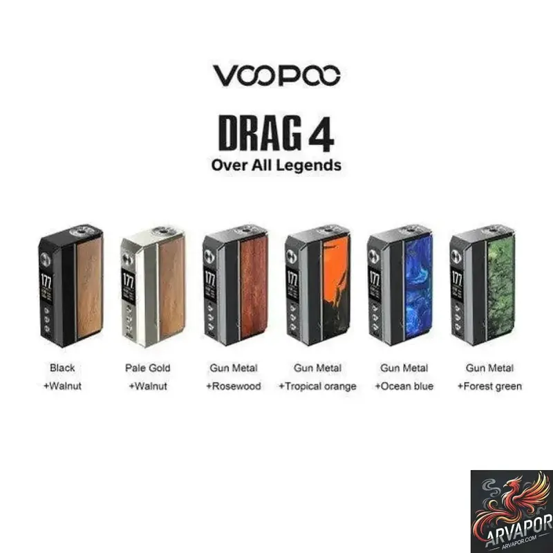 VooPoo Drag 4 177W Box Mod - VooPoo Tech