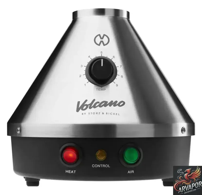 Volcano Classic Desktop Dry Herb Vaporizer Silver Version