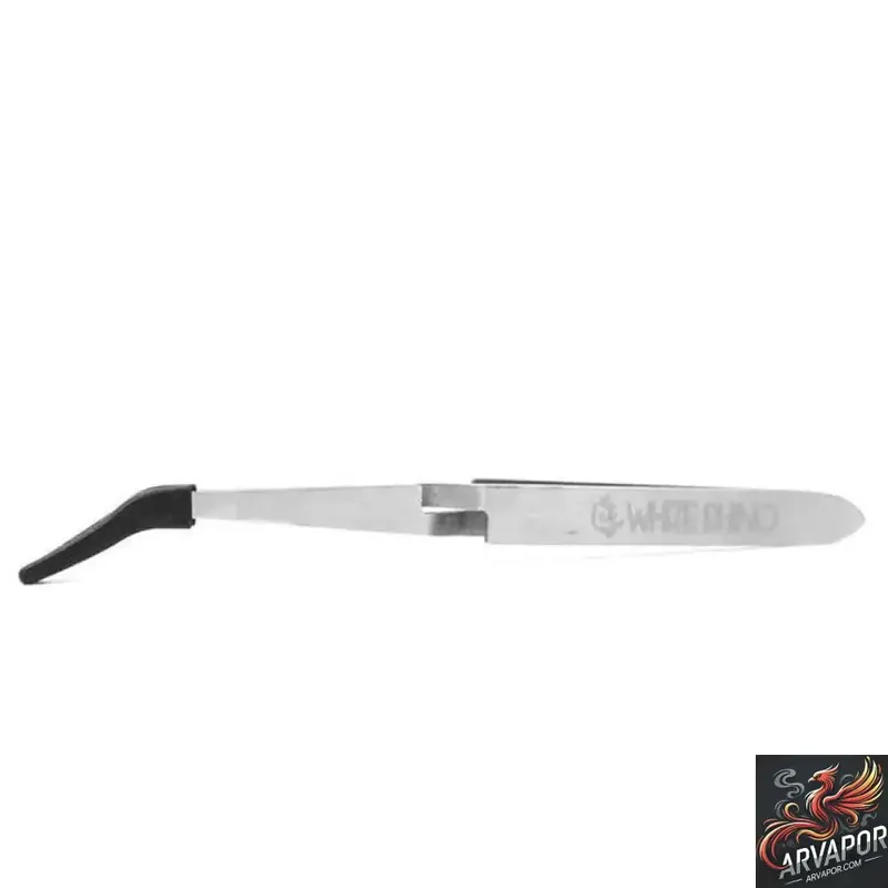 White Rhino Reverse Tweezers with Silicone Tip