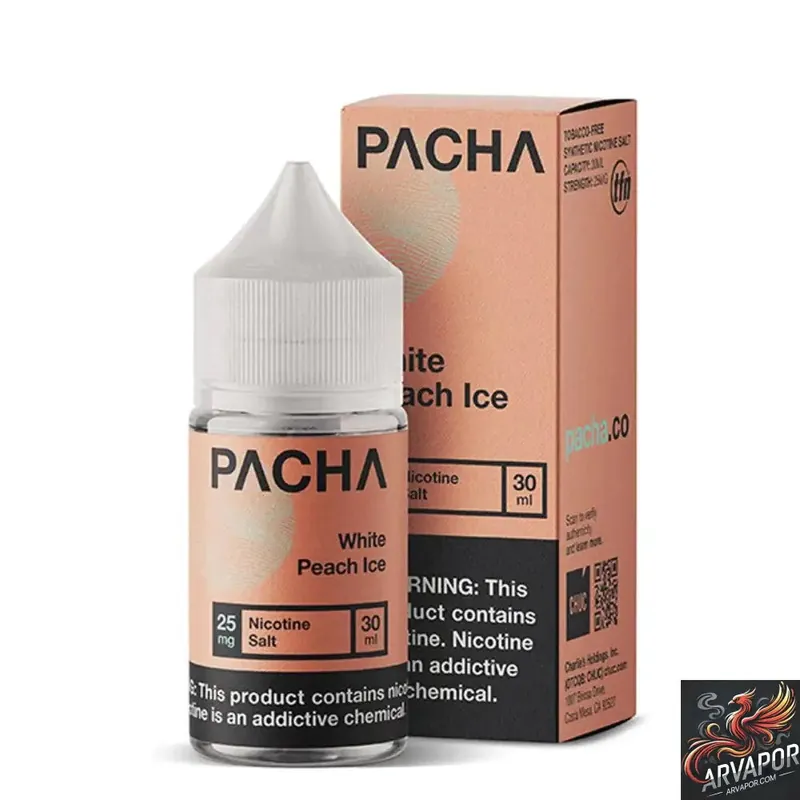 White Peach Ice - Pachamama SALTS 30ml