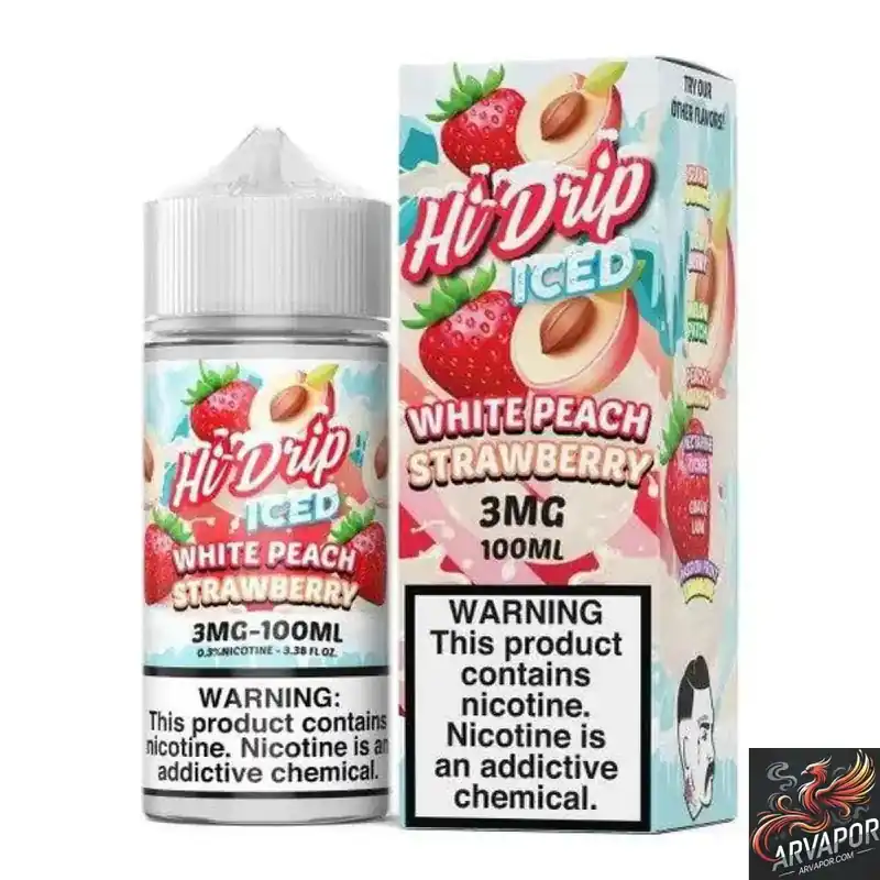 White Peach Strawberry Iced - Hi-Drip 100mL