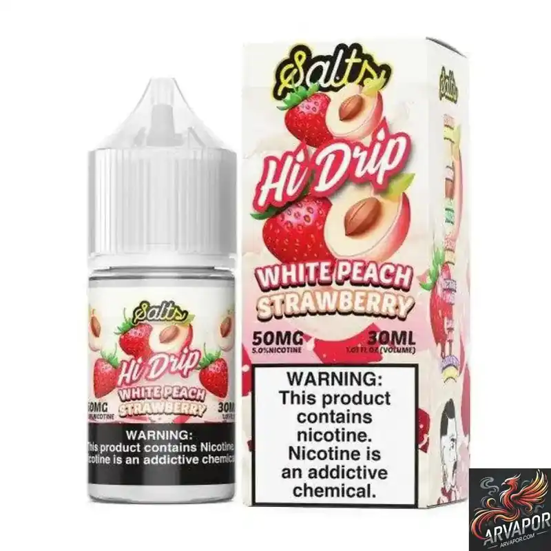 White Peach Strawberry - Hi-Drip Salts 30mL