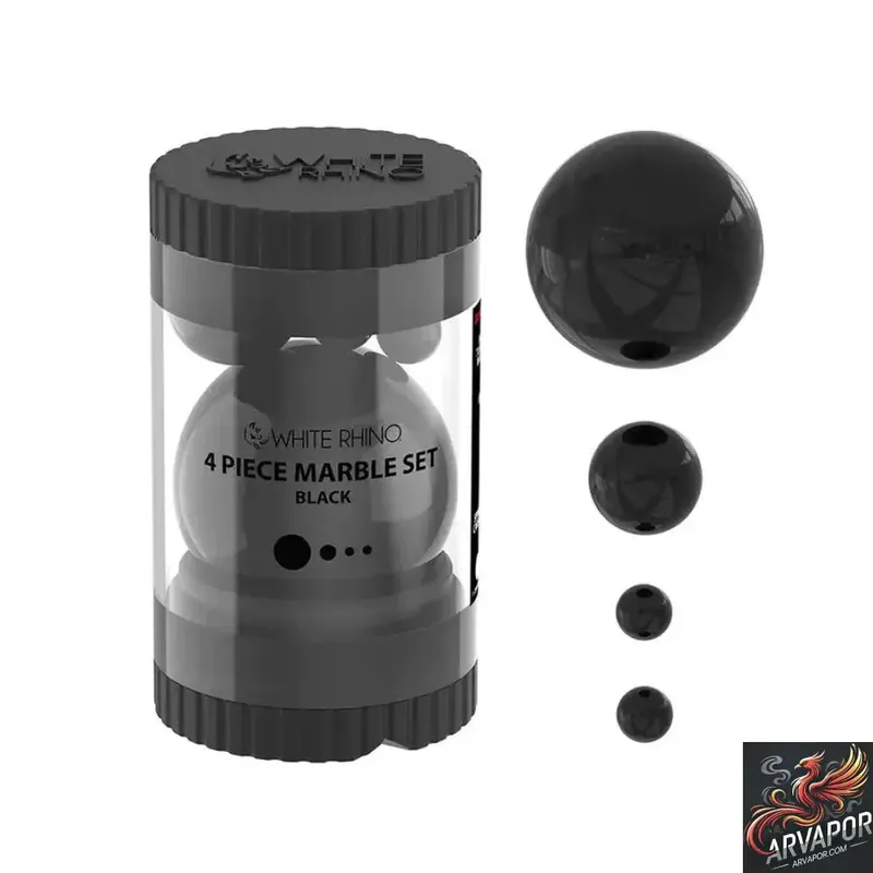 White Rhino Terp Slurper 4 Piece Marble Set