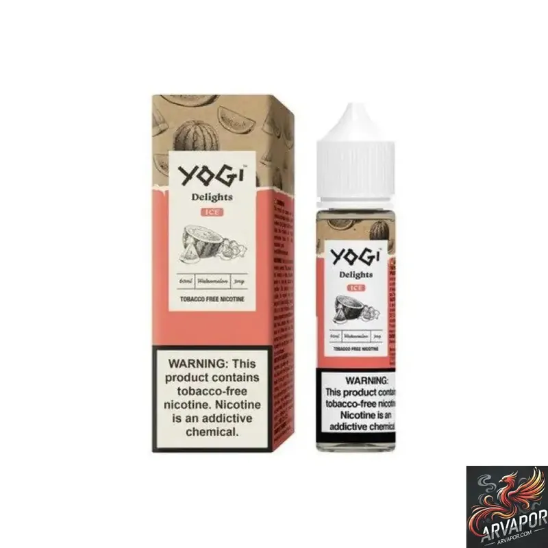 Yogi Delights Ice Synthetic Nicotine E-Liquid 60mL (0mg/ 3mg/ 6mg Total 5 Flavors)