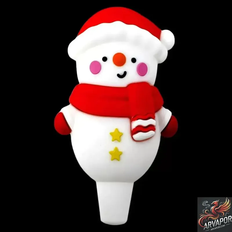4" Chill Companion - Silicone Snowman Hand Pipe-AR Vapor