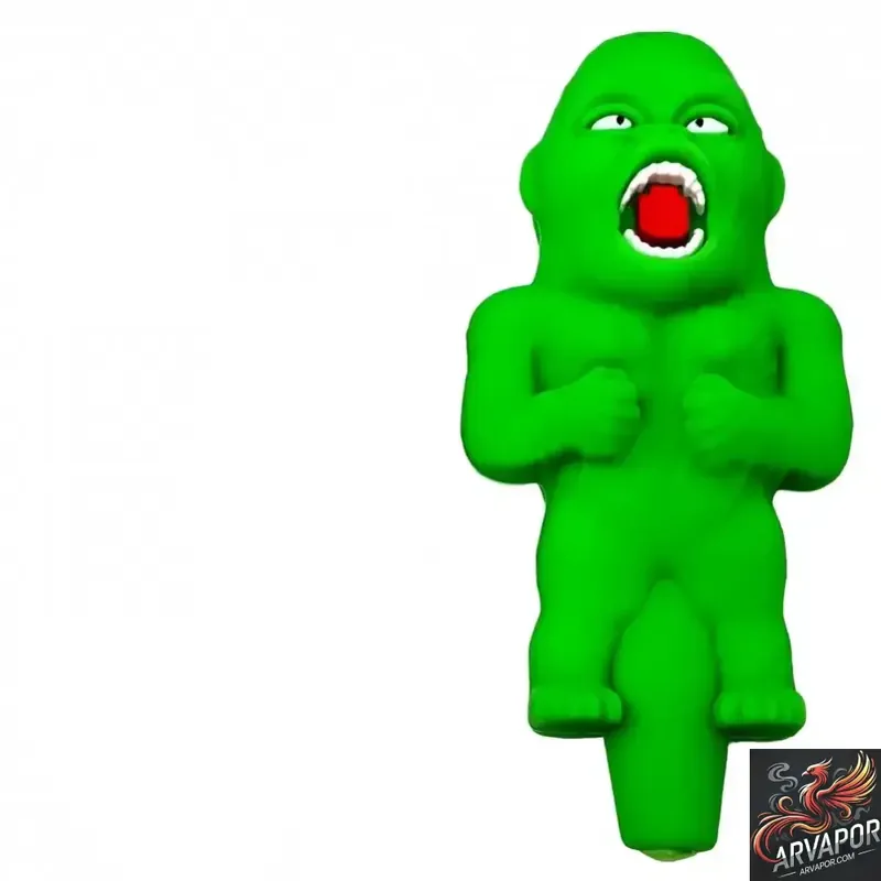 4" Fury Kong Silicone Hand Pipe-AR Vapor