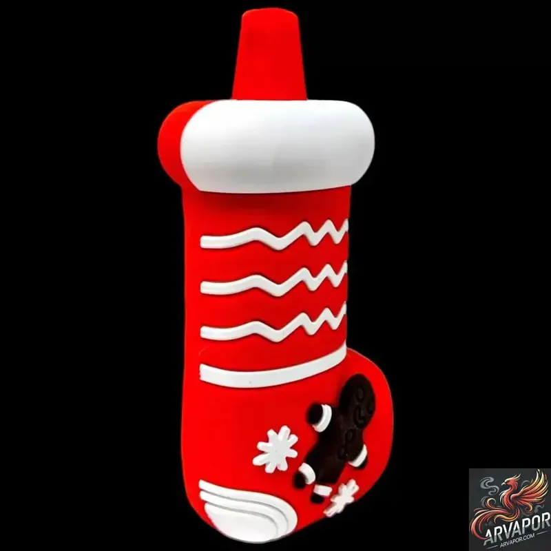 4" Pocket-Sized Joy Cute Stocking Stuffer Silicone Hand Pipe-AR Vapor