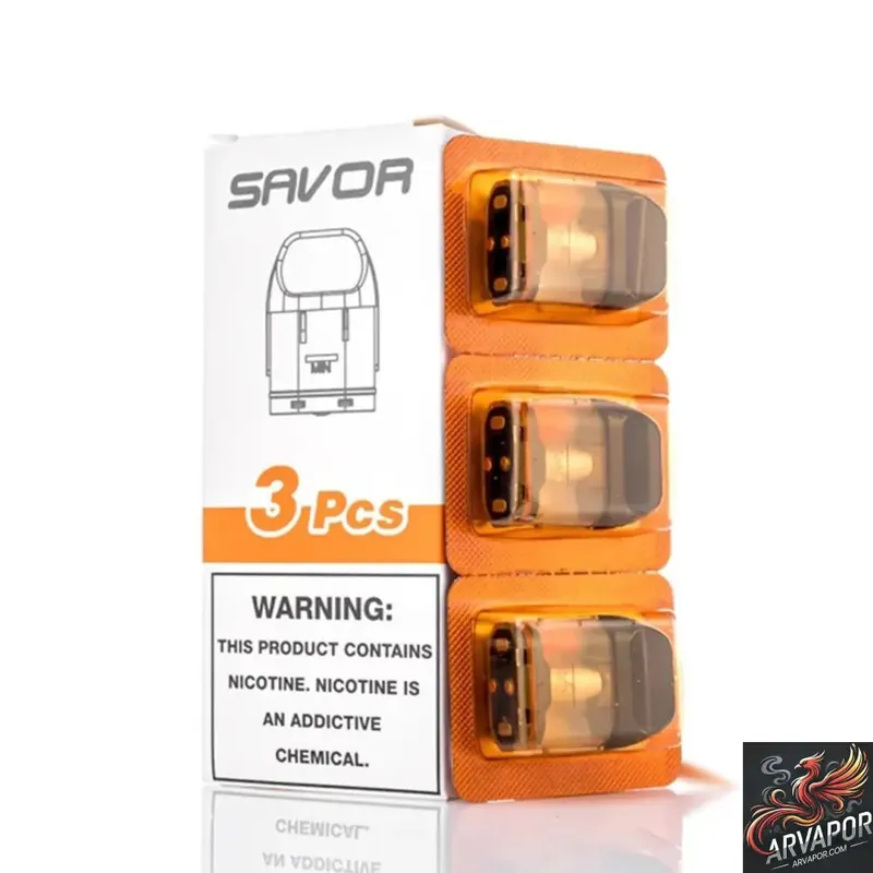 AAA Vape Savor 1.9ML Refillable Replacement Pod - Pack of 3-AR Vapor