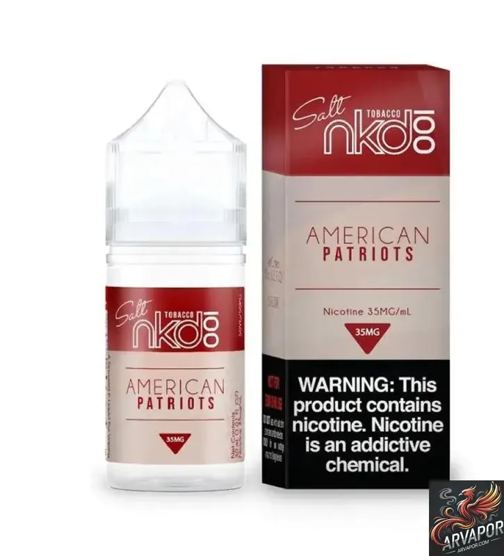 American Patriots - NKD100 Salt 30mL - arvapor.com