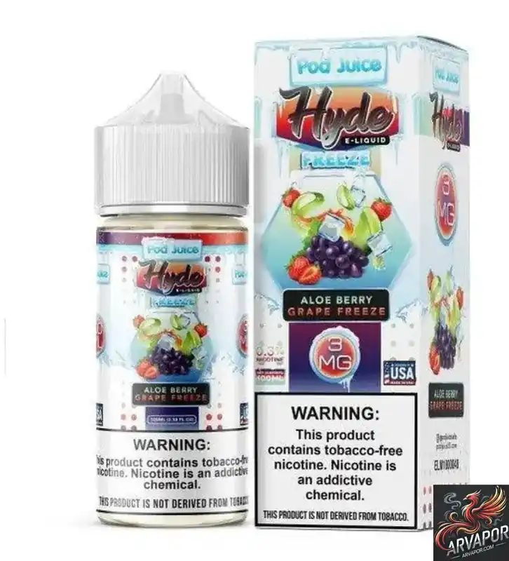 Aloe Berry Grape Freeze - Hyde Pod Juice Synthetic 100mL - arvapor.com