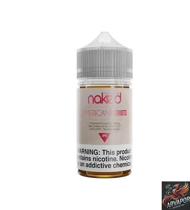 American Patriots - Naked100 Tobacco 60mL - arvapor.com