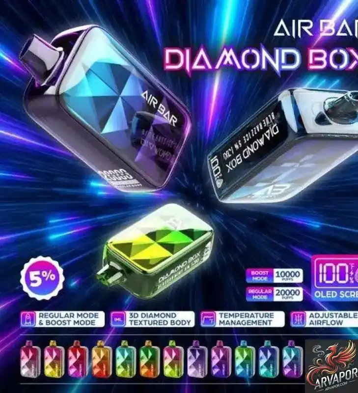 Air Bar Diamond Box Disposable 5% - arvapor.com