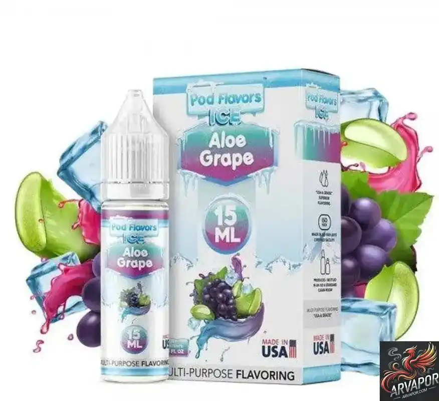 Aloe Grape Ice - Pod Flavors 15mL - arvapor.com