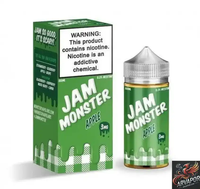 Apple - Jam Monster Synthetic 100mL arvapor.com
