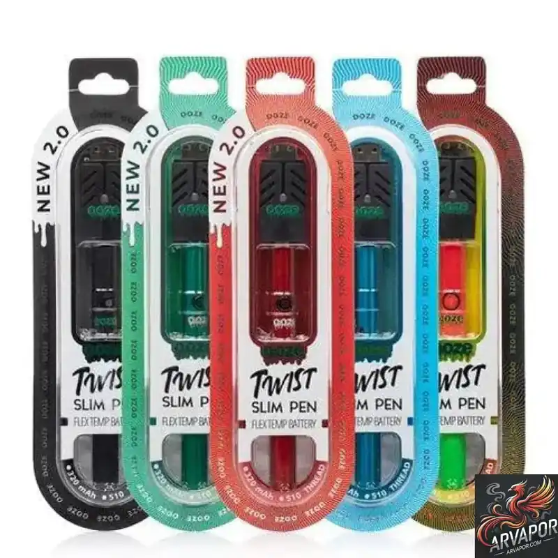 Ooze Twist Slim Pen 2.0 Flex Temp Battery