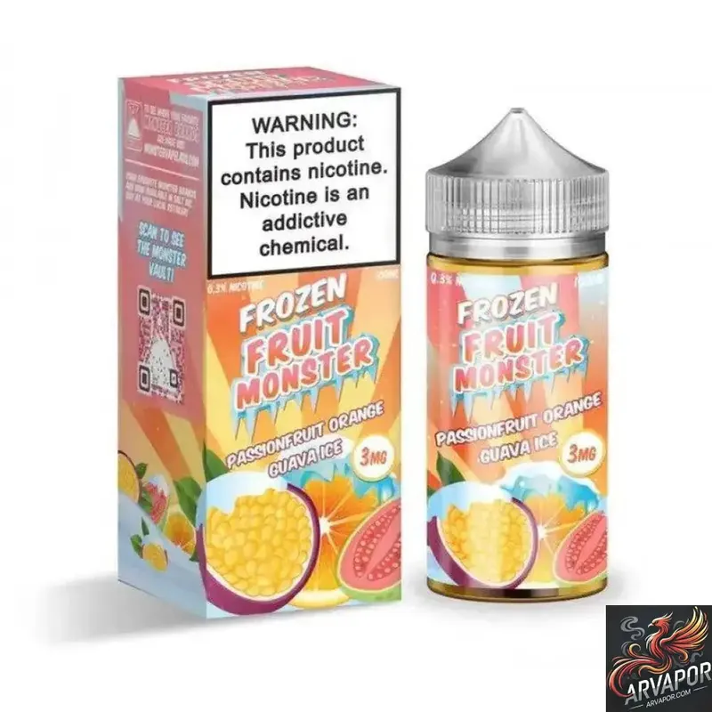 Passionfruit Orange Guava Ice - Frozen Fruit Monster Syn 100mL