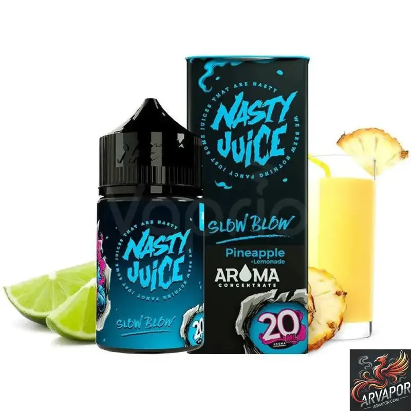 Pineapple Lemonade - Slow Blow - Nasty Juice 60mL