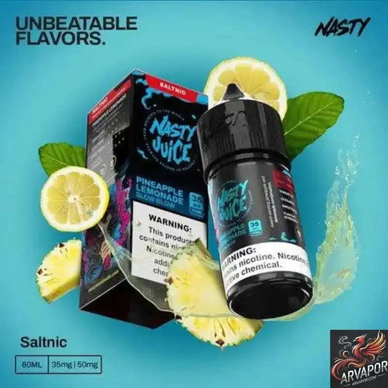 Pineapple Lemonade - Slow Blow - Nasty Juice Salt 30mL