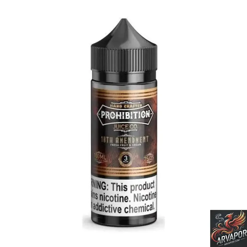 18th Amendment - Prohibition Juice Co. 100mL-AR Vapor