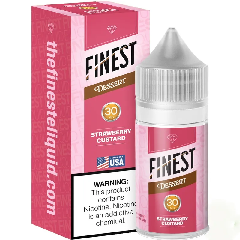 Strawberry Custard - Dessert - Finest Salt 30mL