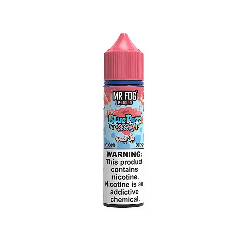 Peach Ice - Mr Fog Steezy Blue Razz 60mL