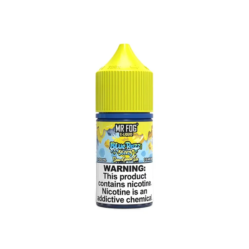 Sour Lemon Ice - Mr Fog Steezy Blue Razz Salt 30mL